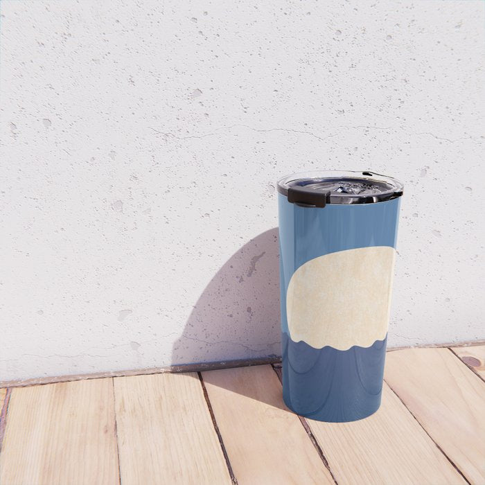 Moonrise Night Sky Travel Mug Gallery Image 4