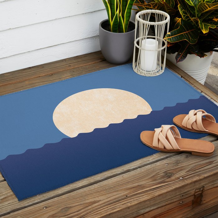 Moonrise Night Sky Outdoor Rug Gallery Image 2