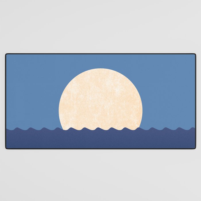 Moonrise Night Sky Desk Mat Gallery Image 3