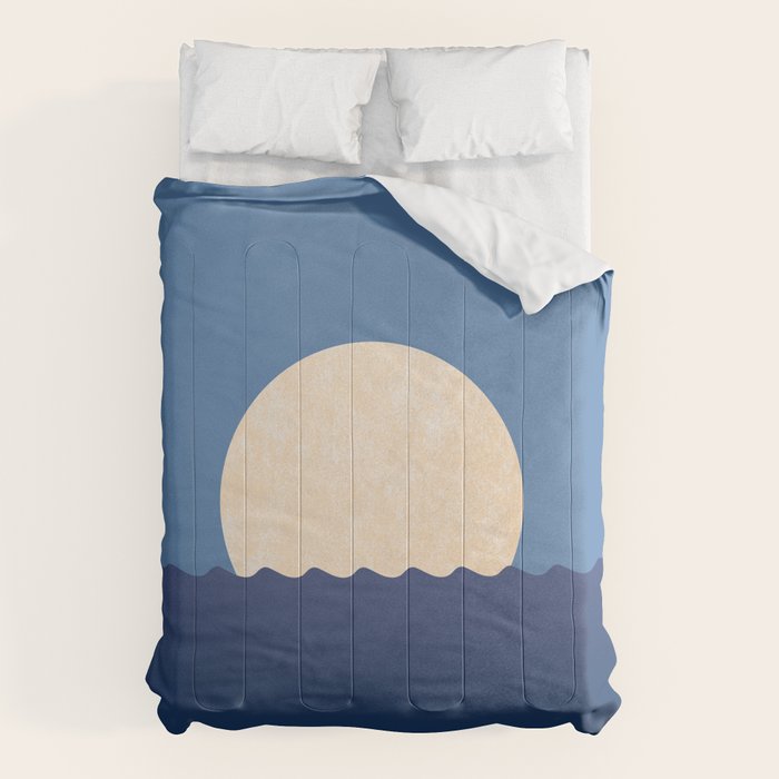 Moonrise Night Sky Comforter Gallery Image 6