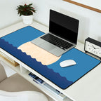 Moonrise Night Sky Desk Mat Gallery Image 2