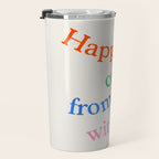 Happiness Comes From Within Travel Mug Gallery Image 3