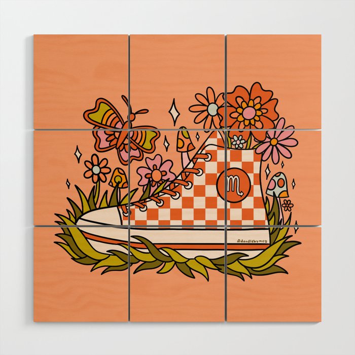 Scorpio Sneaker Wood Wall Art Gallery Image 1