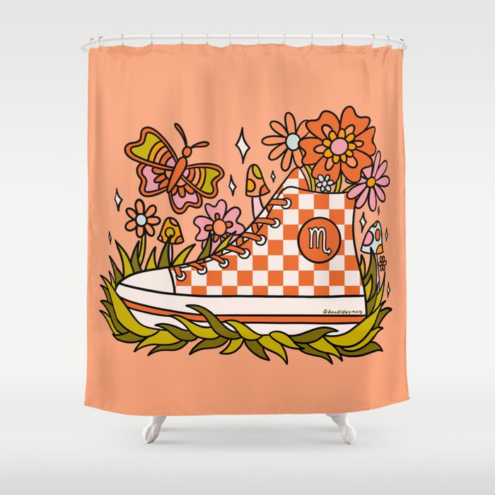 Scorpio Sneaker Shower Curtain Gallery Image 1