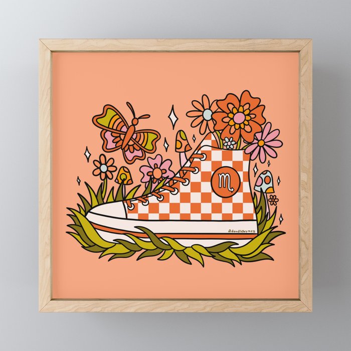 Scorpio Sneaker Mini Art Print Gallery Image 1
