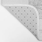 Ohio Minimal Street Map Bath Mat Gallery Image 2