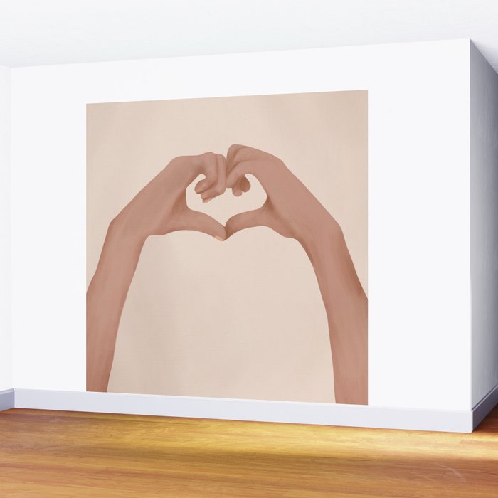 Heart Wall Mural Gallery Image 2