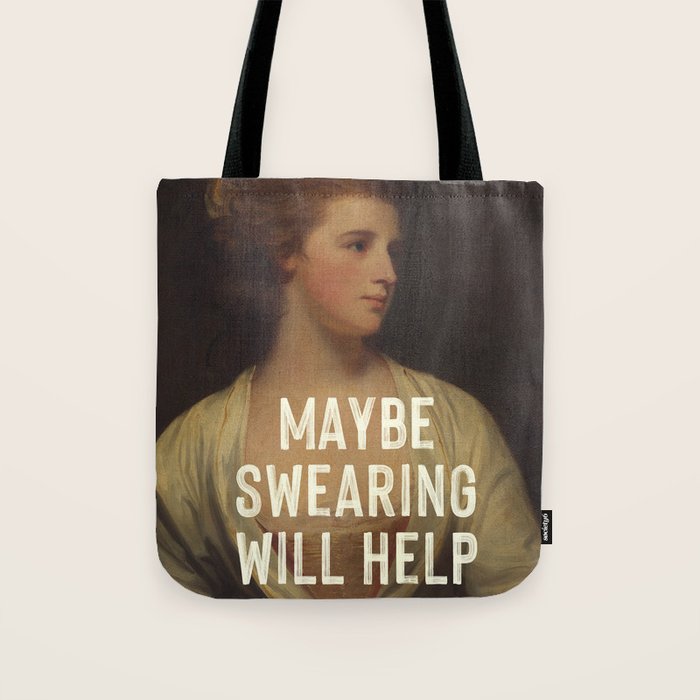 Maybe Swearing Will Help Tote Bag Gallery Image 1
