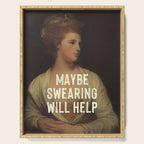 Maybe Swearing Will Help Serving Tray Gallery Image 1