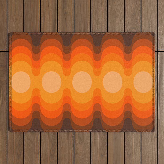 Golden Echo Out Outdoor Rug Gallery Image 1