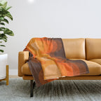 Golden Echo Out Throw Blanket Gallery Image 1