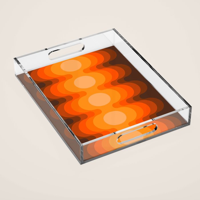 Golden Echo Out Acrylic Tray Gallery Image 1