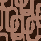 Midcentury Modern Loops Pattern 10 Inspired by PANTONE 17 1230 Color of the Year Mocha Mousse Coffee Mug Gallery Image 2