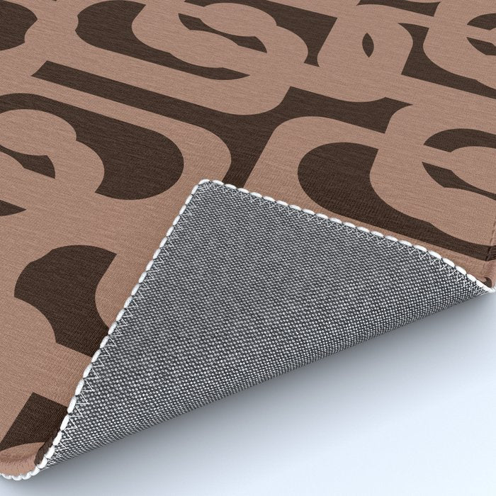 Midcentury Modern Loops Pattern 10 Inspired by PANTONE 17 1230 Color of the Year Mocha Mousse Rug Gallery Image 4