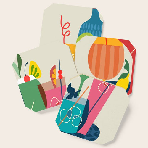 Mid Century Modern Cocktails Coaster