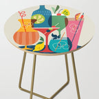 Mid Century Modern Cocktails Side Table Gallery Image 2