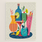 Mid Century Modern Cocktails Jigsaw Puzzle Gallery Image 1