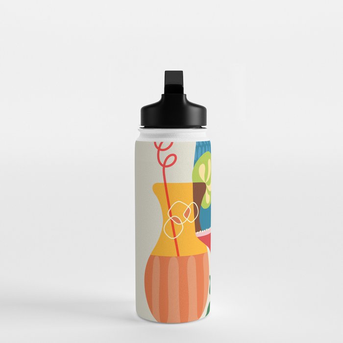 Mid Century Modern Cocktails Water Bottle Gallery Image 3