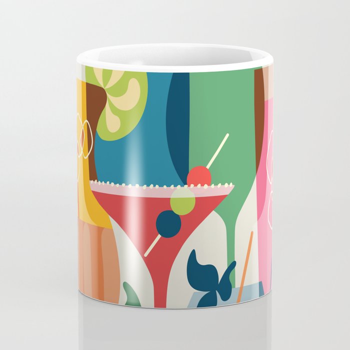 Mid Century Modern Cocktails Coffee Mug Gallery Image 4