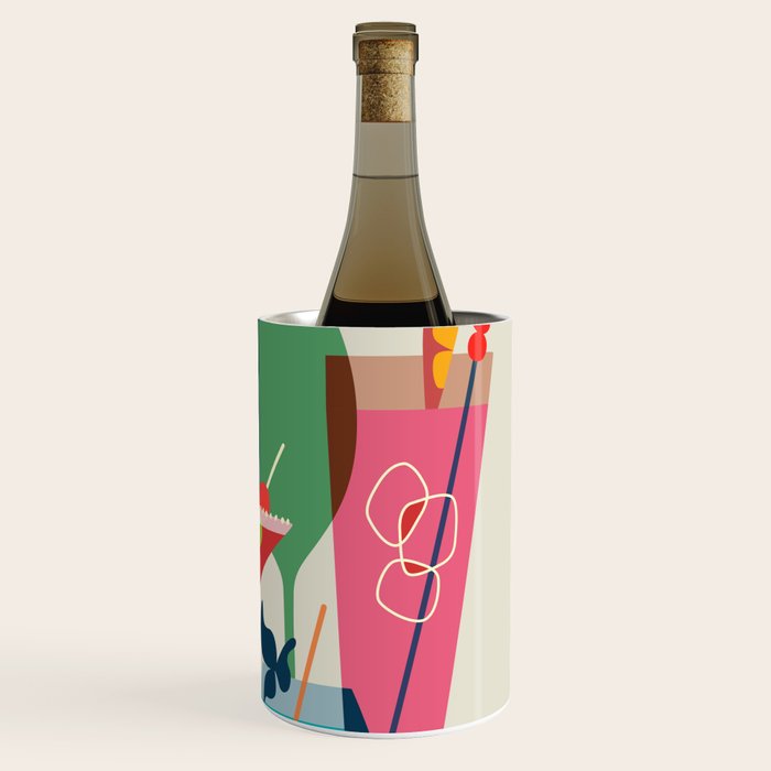 Mid Century Modern Cocktails Wine Chiller Gallery Image 3