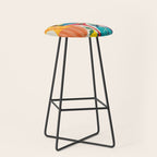 Mid Century Modern Cocktails Stool Gallery Image 1