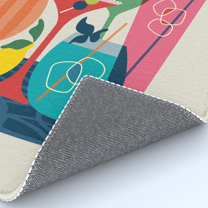 Mid Century Modern Cocktails Rug Gallery Image 4