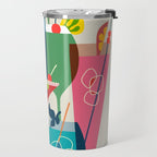 Mid Century Modern Cocktails Travel Mug Gallery Image 2