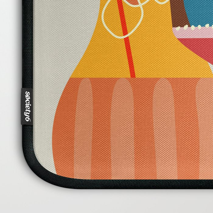 Mid Century Modern Cocktails Laptop Sleeve Gallery Image 3