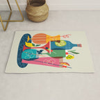 Mid Century Modern Cocktails Rug Gallery Image 1
