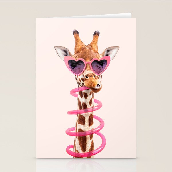 THIRSTY GIRAFFE Stationery Card Gallery Image 1