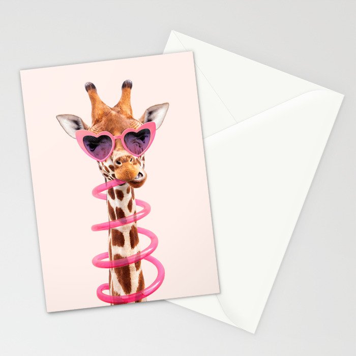 THIRSTY GIRAFFE Stationery Card Gallery Image 2