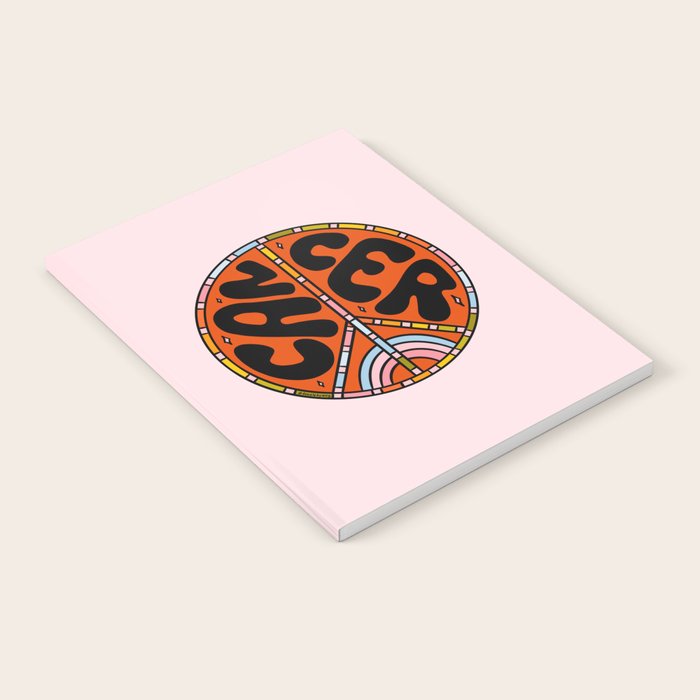 Cancer Peace Sign Notebook Gallery Image 1