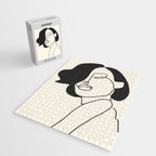 Drawing female face portrait II Jigsaw Puzzle Gallery Image 2