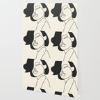 Drawing female face portrait II Wallpaper Gallery Image 2