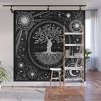 Celestial Tree of Life Wall Mural Gallery Image 1