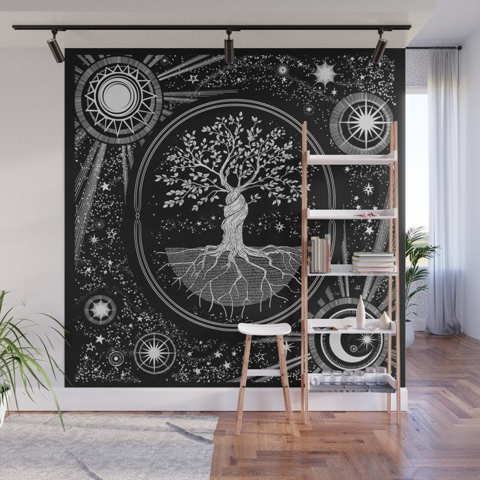 Celestial Tree of Life Wall Mural Gallery Image 1