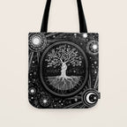 Celestial Tree of Life Tote Bag Gallery Image 1