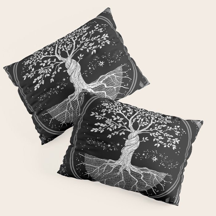 Celestial Tree of Life Pillow Sham Gallery Image 1