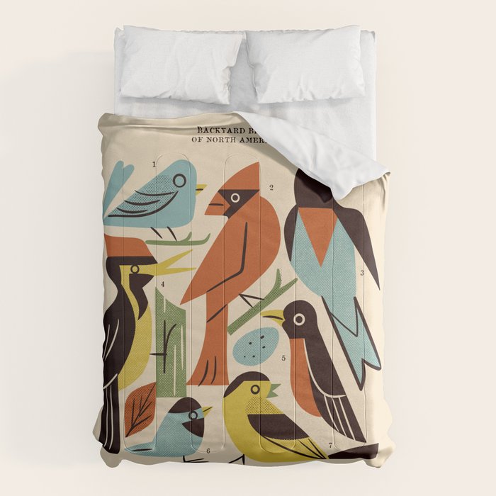 Backyard Birds Guide Comforter Gallery Image 6