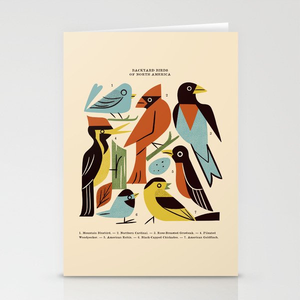 Backyard Birds Guide Stationery Card Gallery Image 2