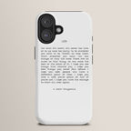 For What It's Worth, It's Never Too Late, F. Scott Fitzgerald quote, Inspiring, Great Gatsby, Life iPhone Case Gallery Image 13