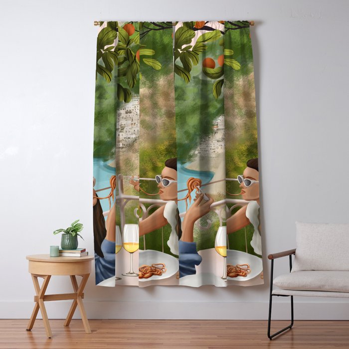 Tasting the Amalfi Breeze Window Curtain Gallery Image 5