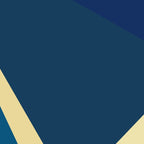 Blue Gold Abstract Low Poly Geometric Nature Art  Coffee Mug Gallery Image 2