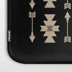 Southwestern Arrow Pattern 233 Black and Beige Laptop Sleeve Gallery Image 3