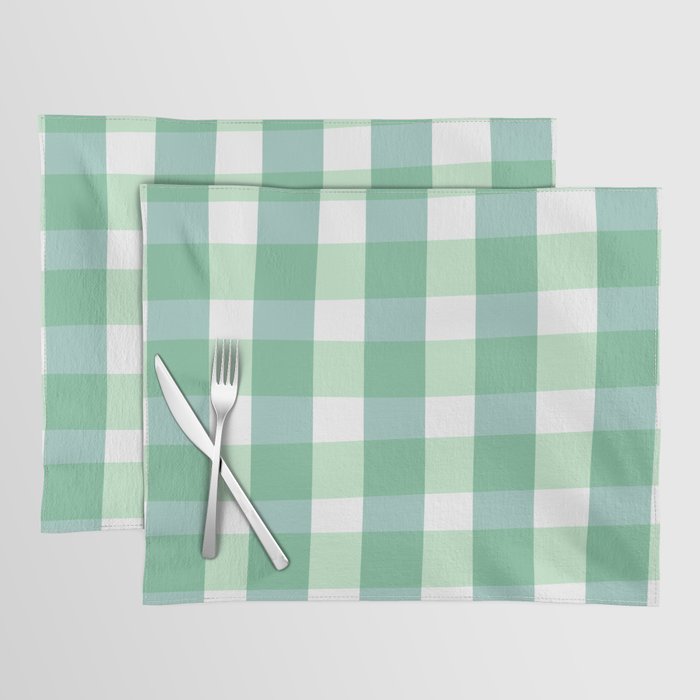 Green Gingham  Placemat Gallery Image 1