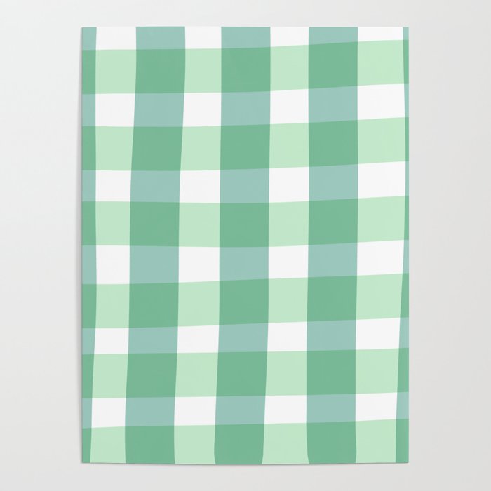 Green Gingham  Poster Gallery Image 1
