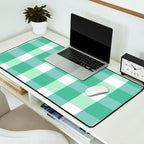 Green Gingham  Desk Mat Gallery Image 2