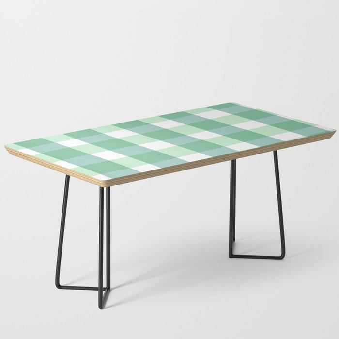 Green Gingham  Coffee Table Gallery Image 1