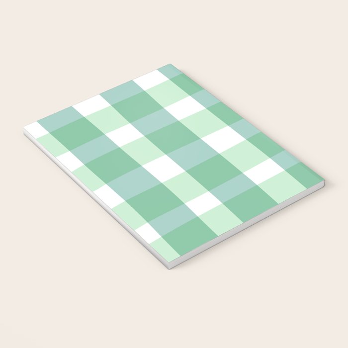 Green Gingham  Notebook Gallery Image 3