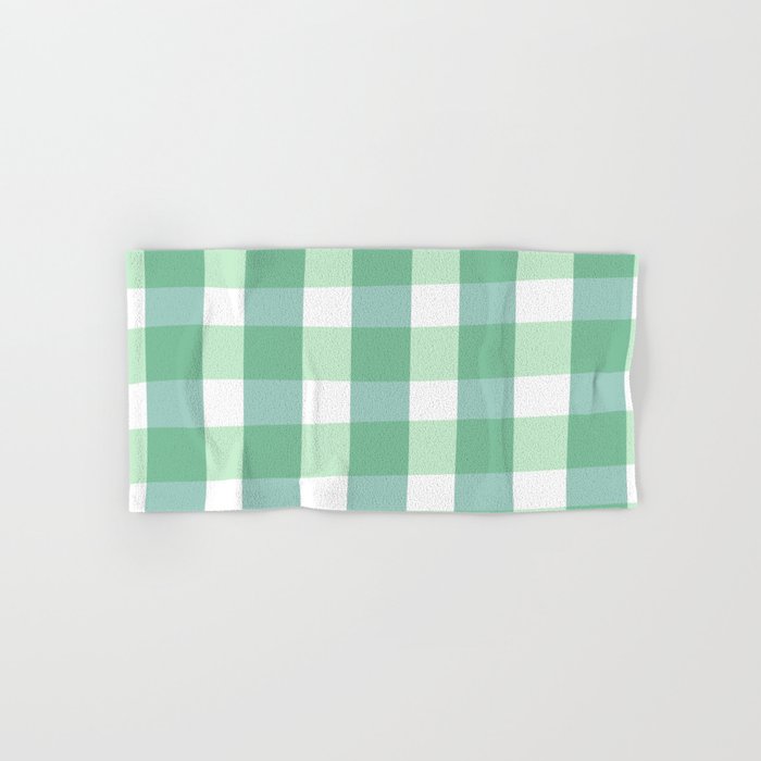 Green Gingham  Bath Towel Gallery Image 1